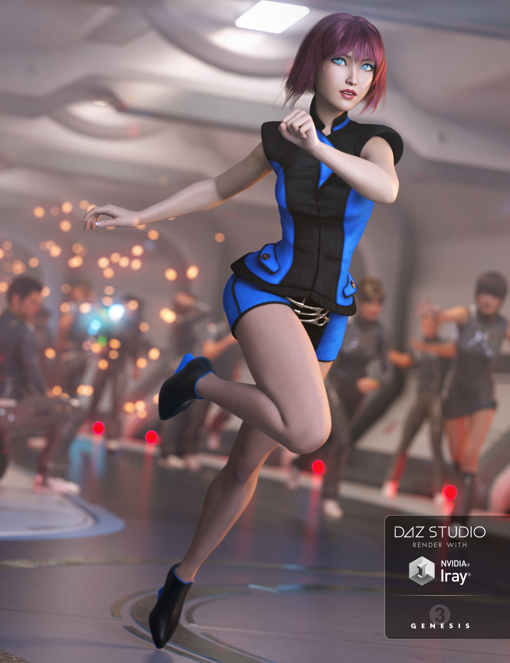 Alliance Outfit for Genesis 3 Female(s) by: MadaSarsa, 3D Models by Daz 3D