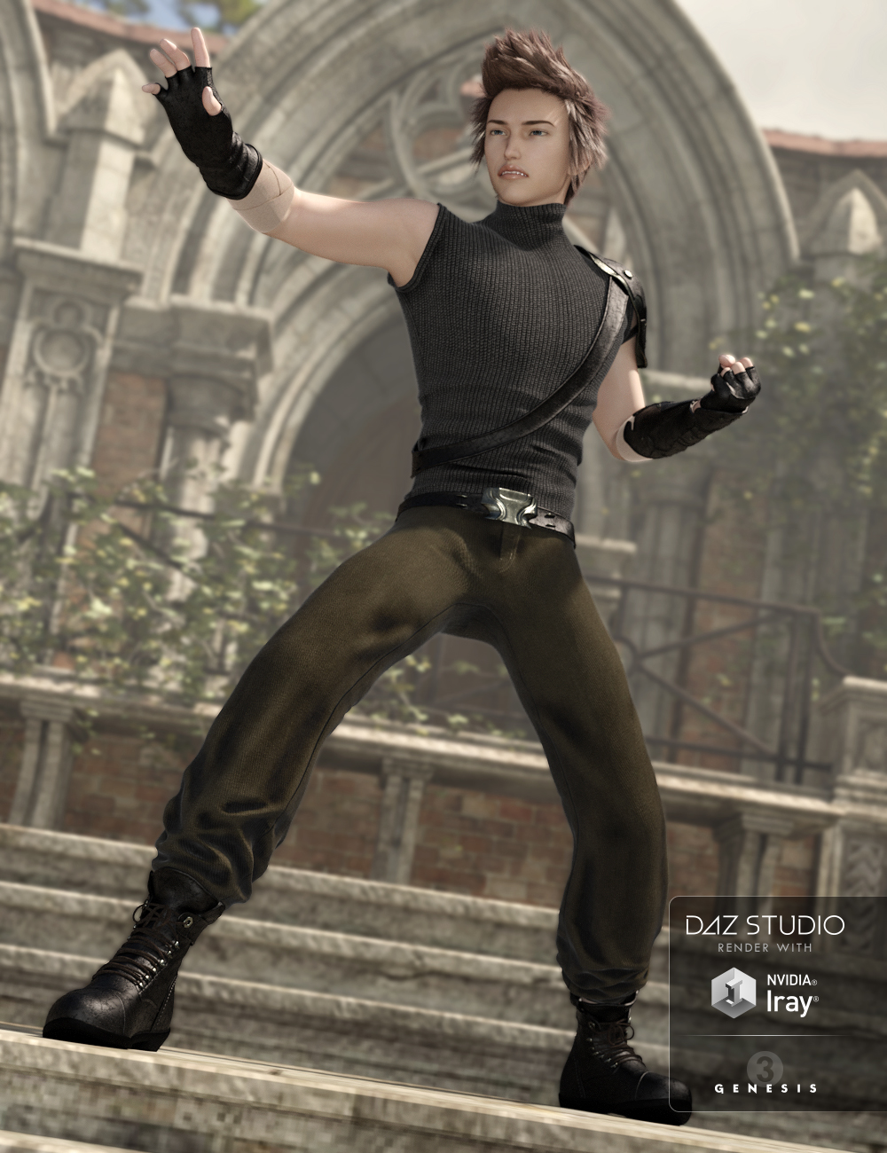Rainstorm for Genesis 3 Male(s) by: 4blueyes, 3D Models by Daz 3D