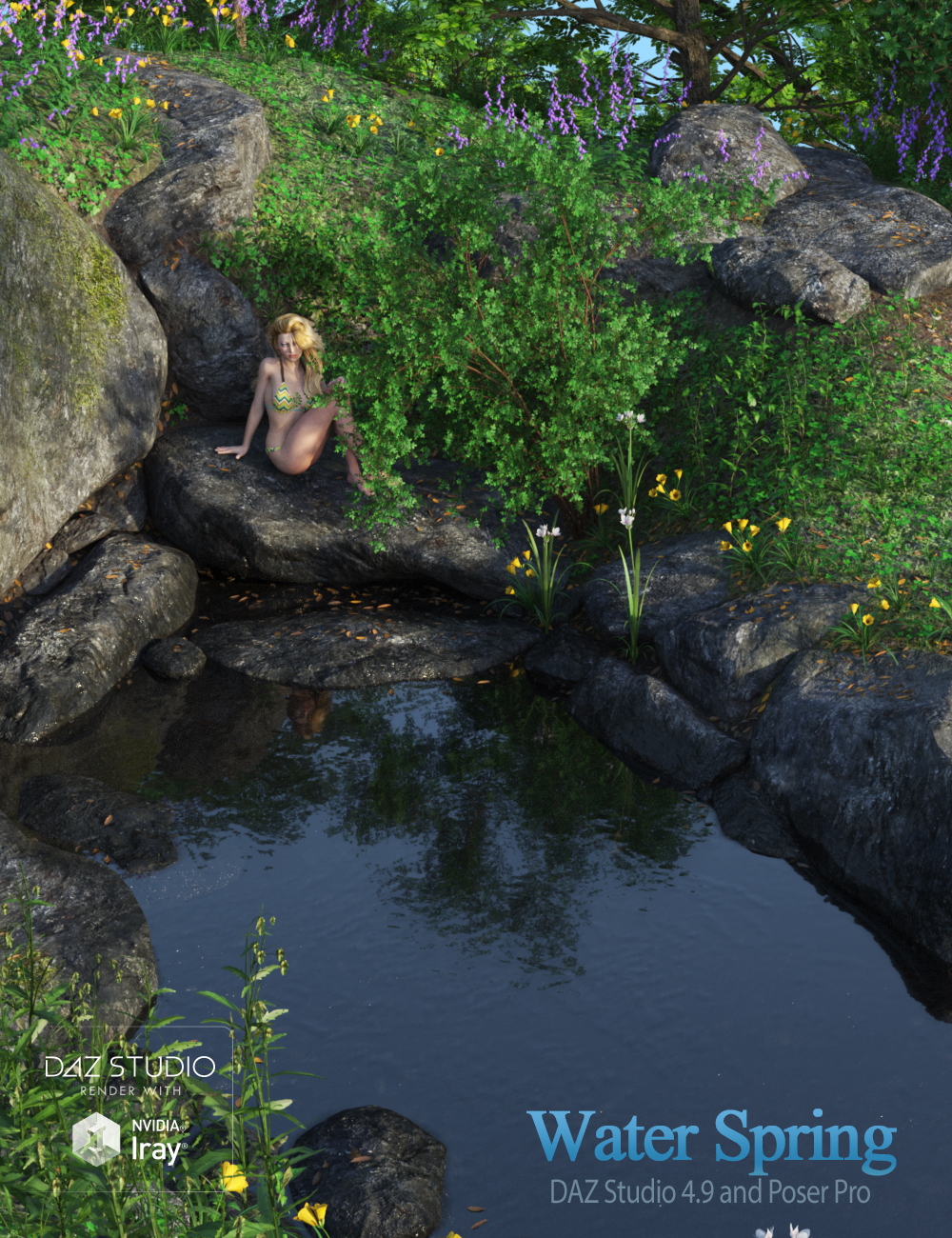 Water Spring by: Andrey PestryakovPeanterra, 3D Models by Daz 3D