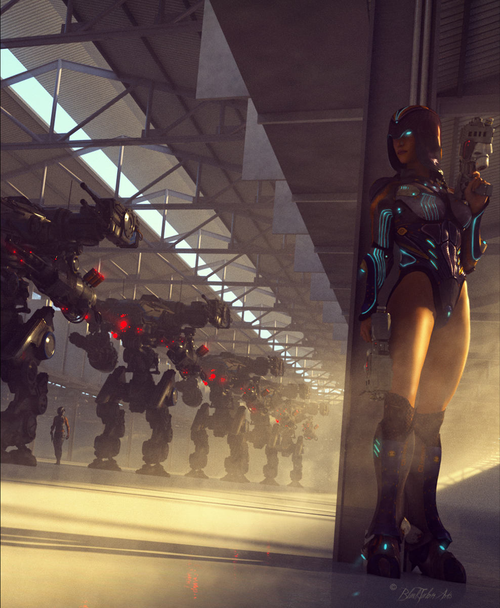 The Hangar by: DarkEdgeDesign, 3D Models by Daz 3D