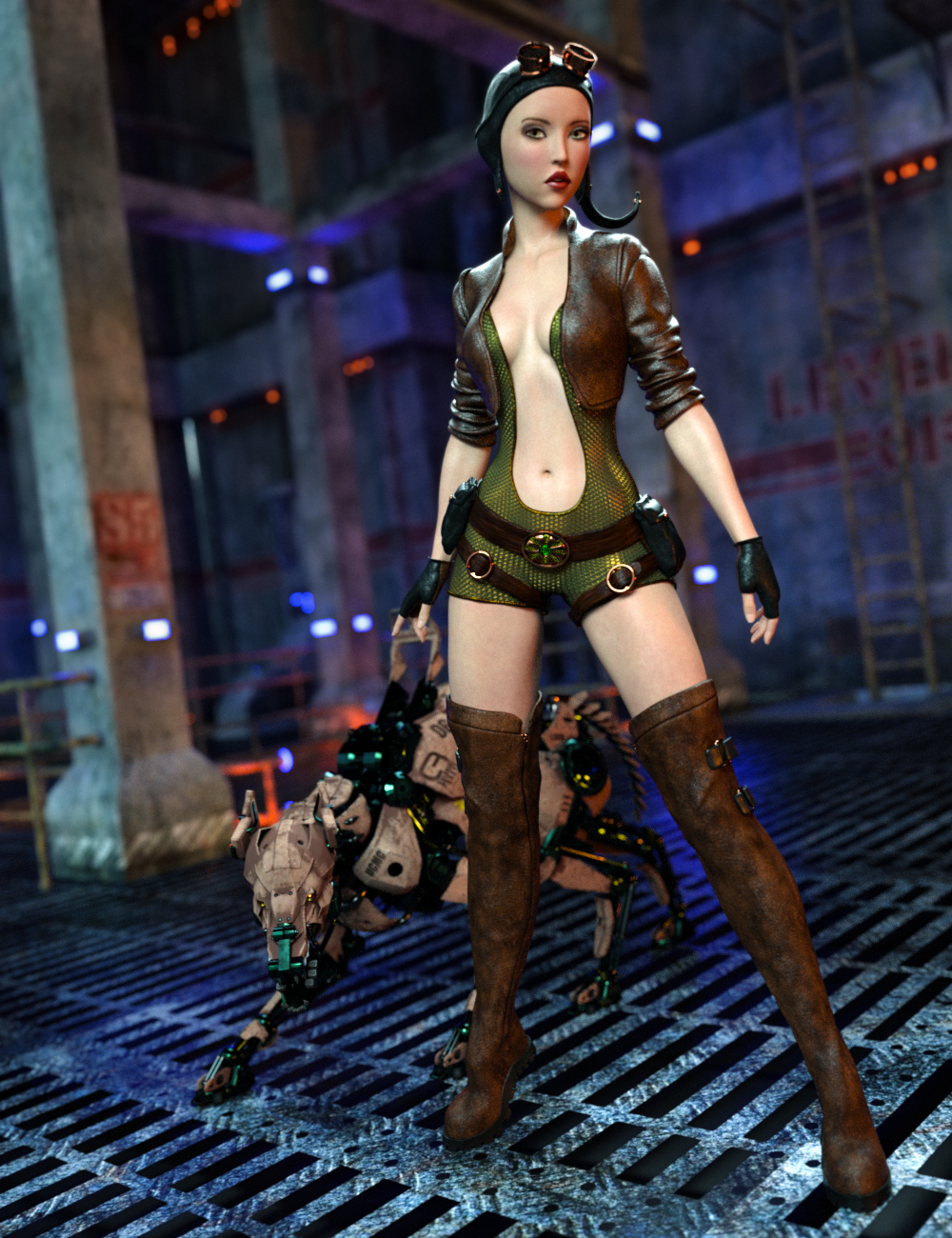 Helix 5 for Genesis 3 Female(s) by: SloshWerks, 3D Models by Daz 3D