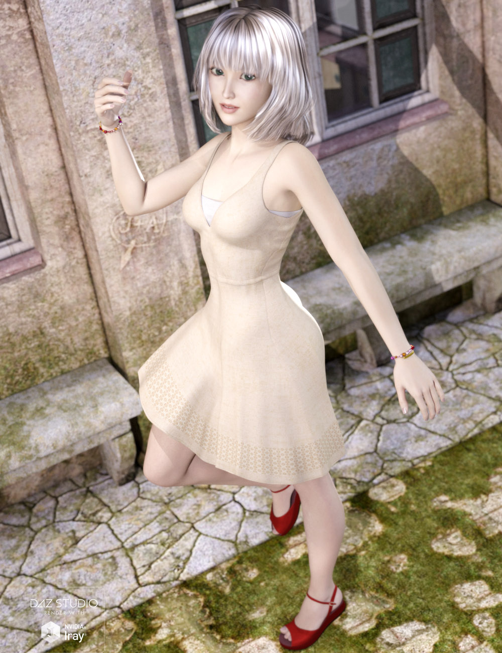 Summer One Piece for Genesis 3 Female(s) by: tentman, 3D Models by Daz 3D