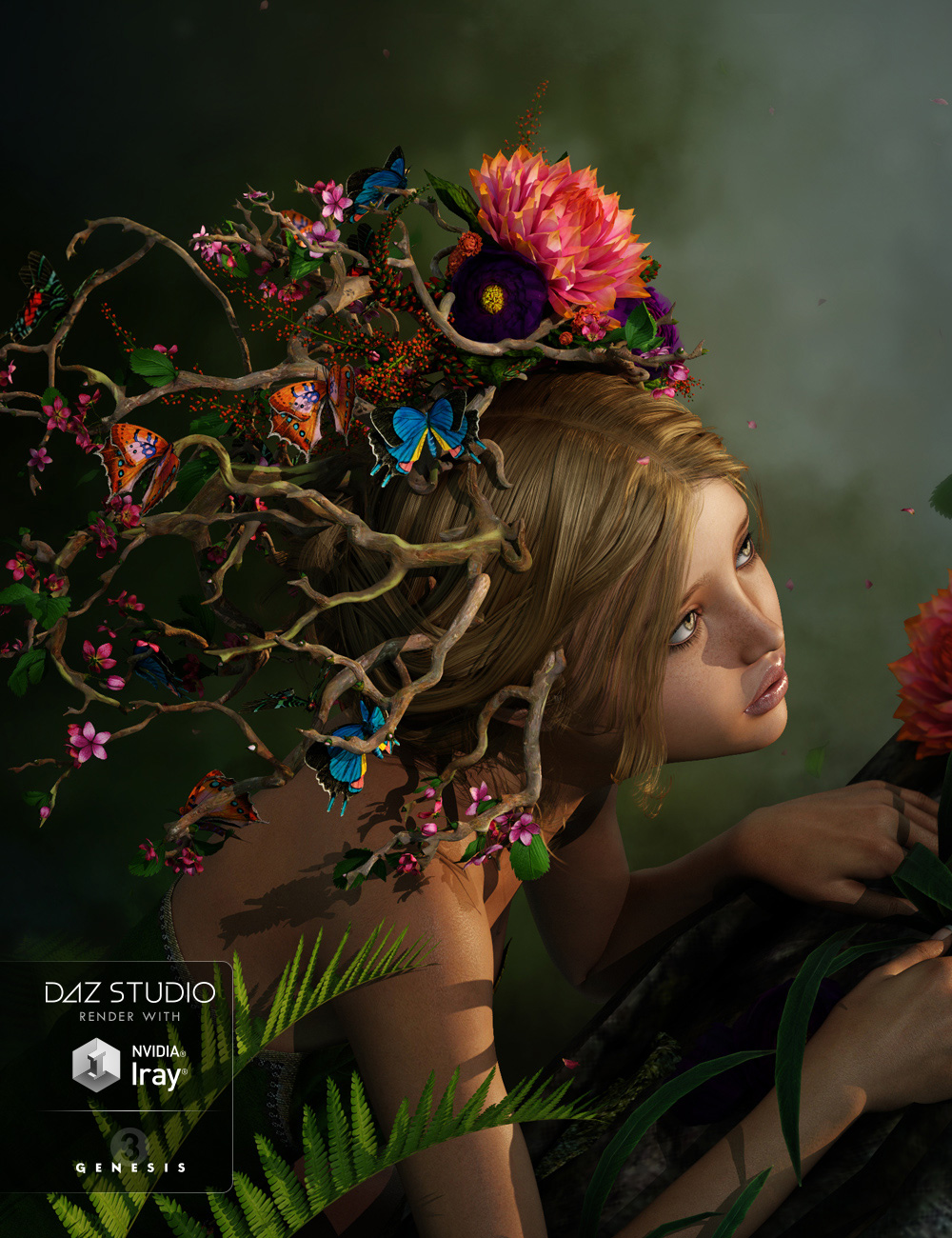 Melidae Crown by: Anna Benjamin, 3D Models by Daz 3D