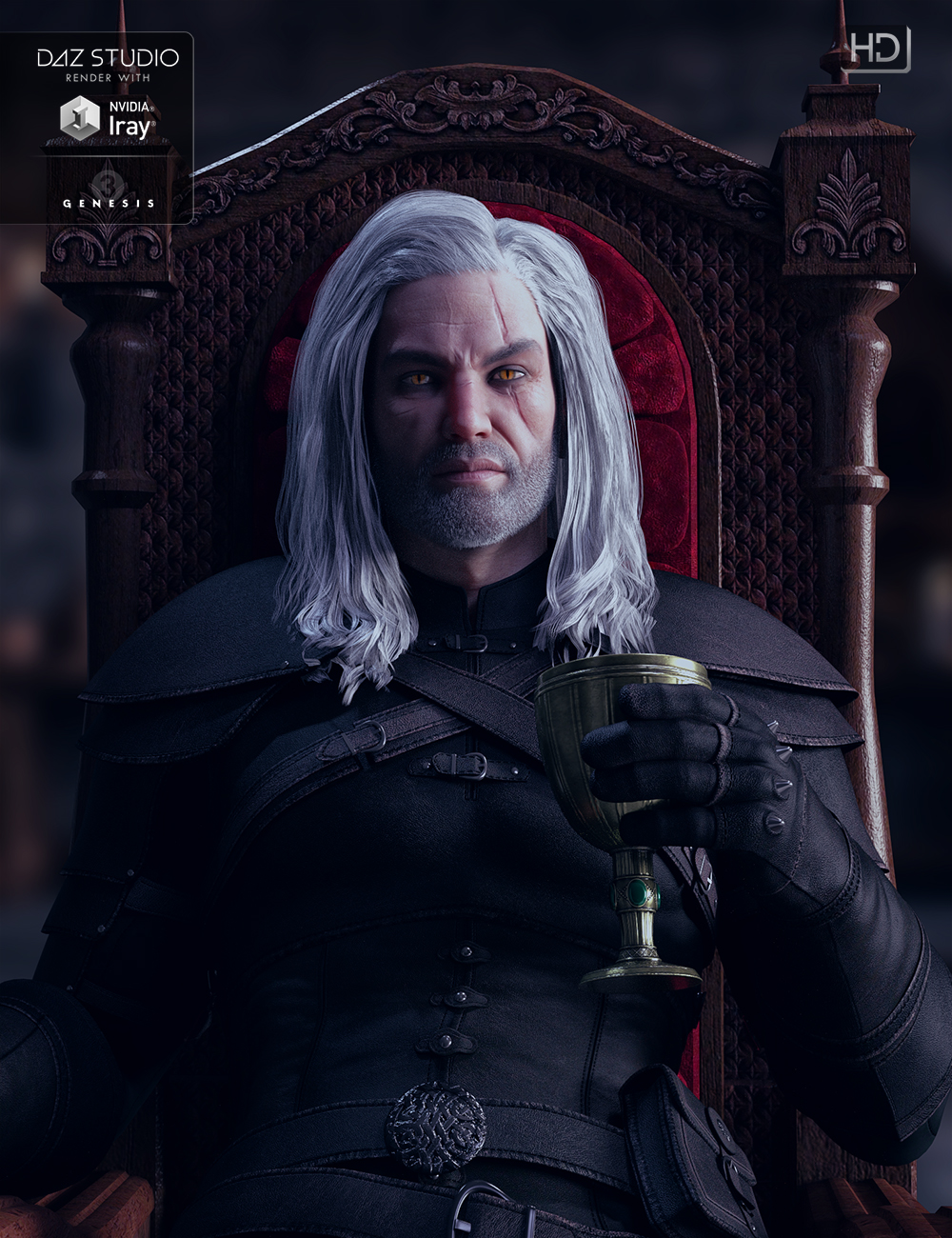 Gwenbleiz HD and Beard for Michael 7 by: Kayleyss, 3D Models by Daz 3D