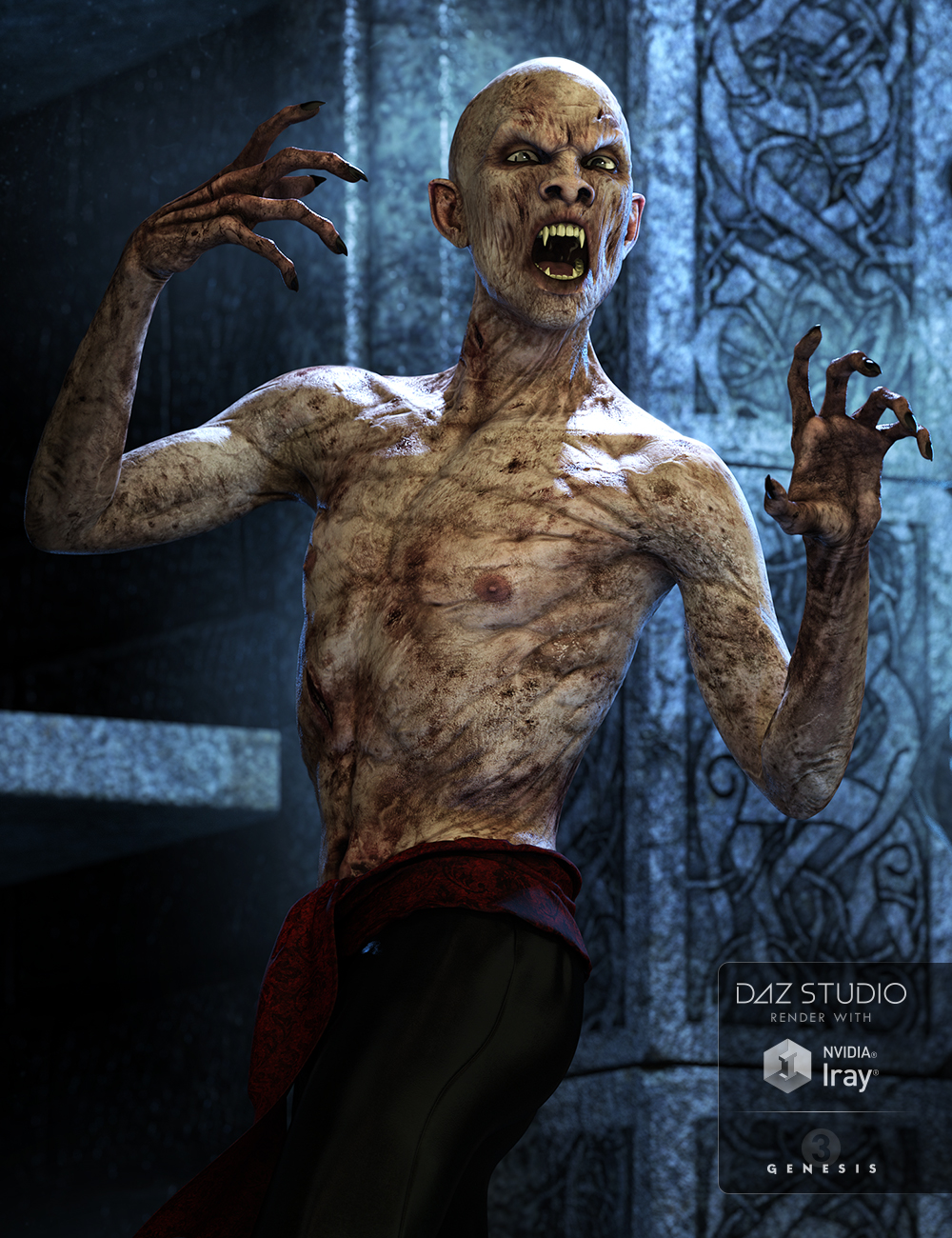 Mathius Vampire for Genesis 3 Male(s) by: , 3D Models by Daz 3D