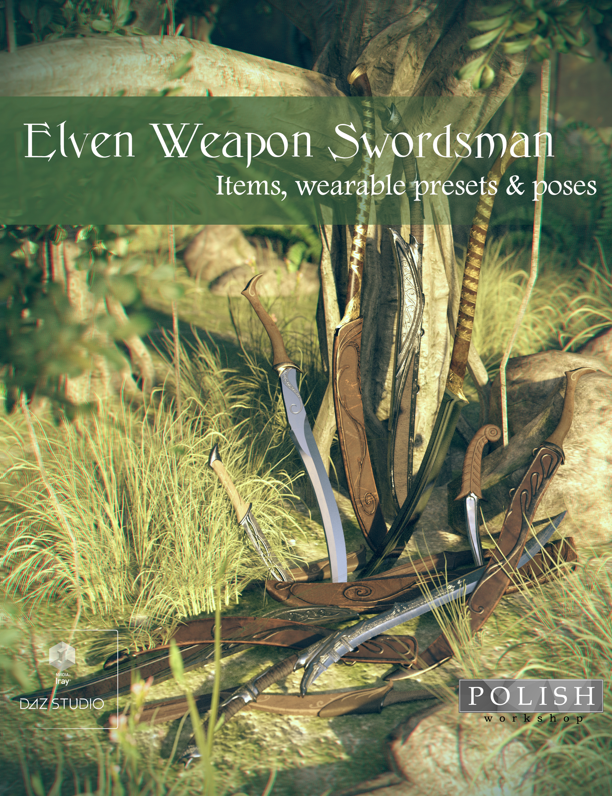 Elven Weapon Swordsman by: Polish, 3D Models by Daz 3D