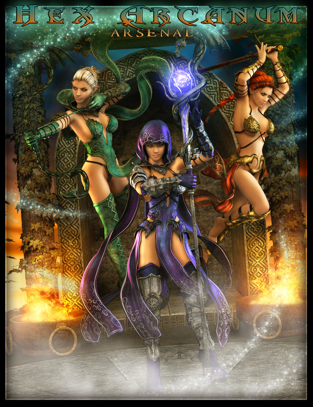 Hex Arcanum Arsenal by: IgnisSerpentus, 3D Models by Daz 3D