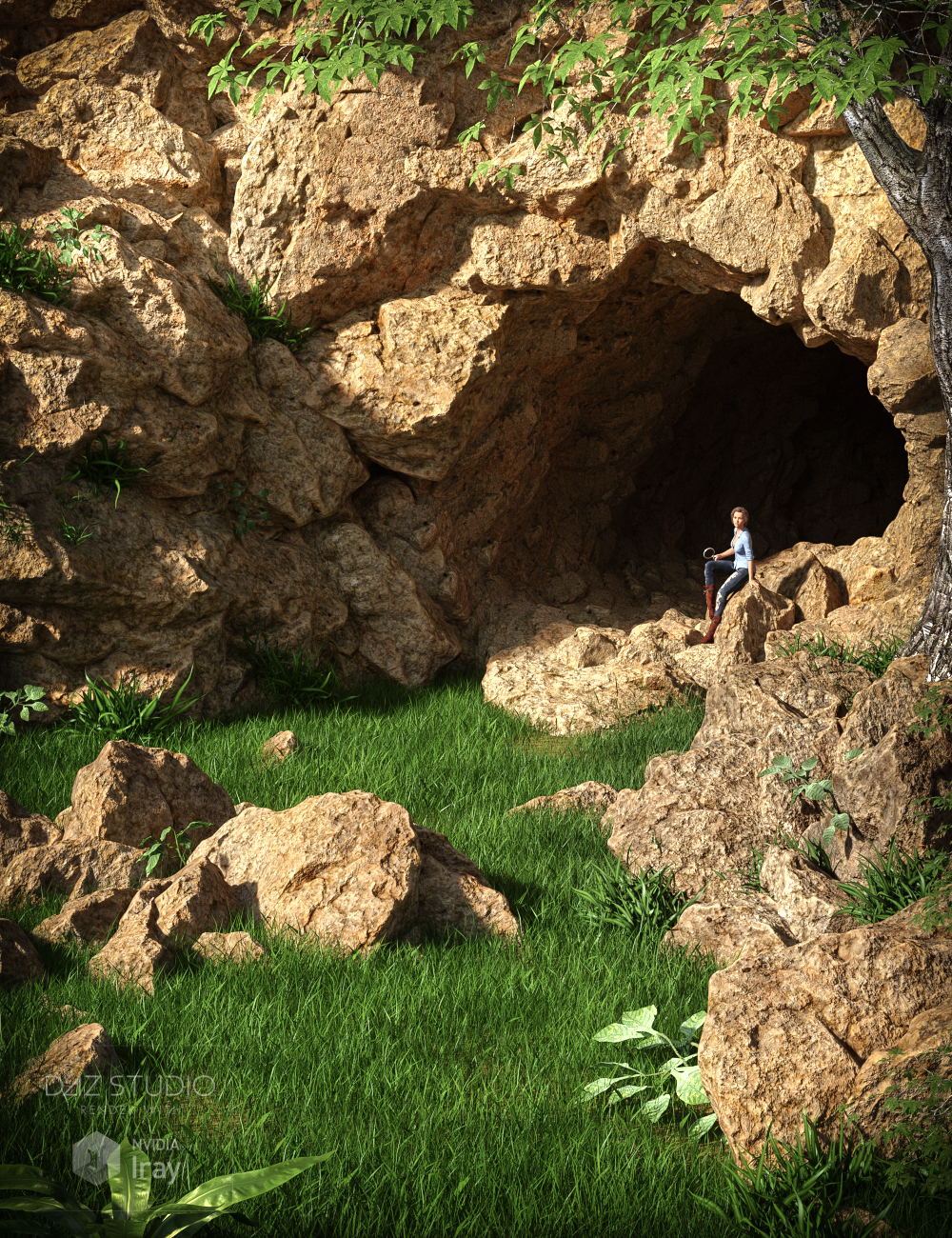 Formations for Rock Collection by: DimensionTheoryEcoManiac3D, 3D Models by Daz 3D