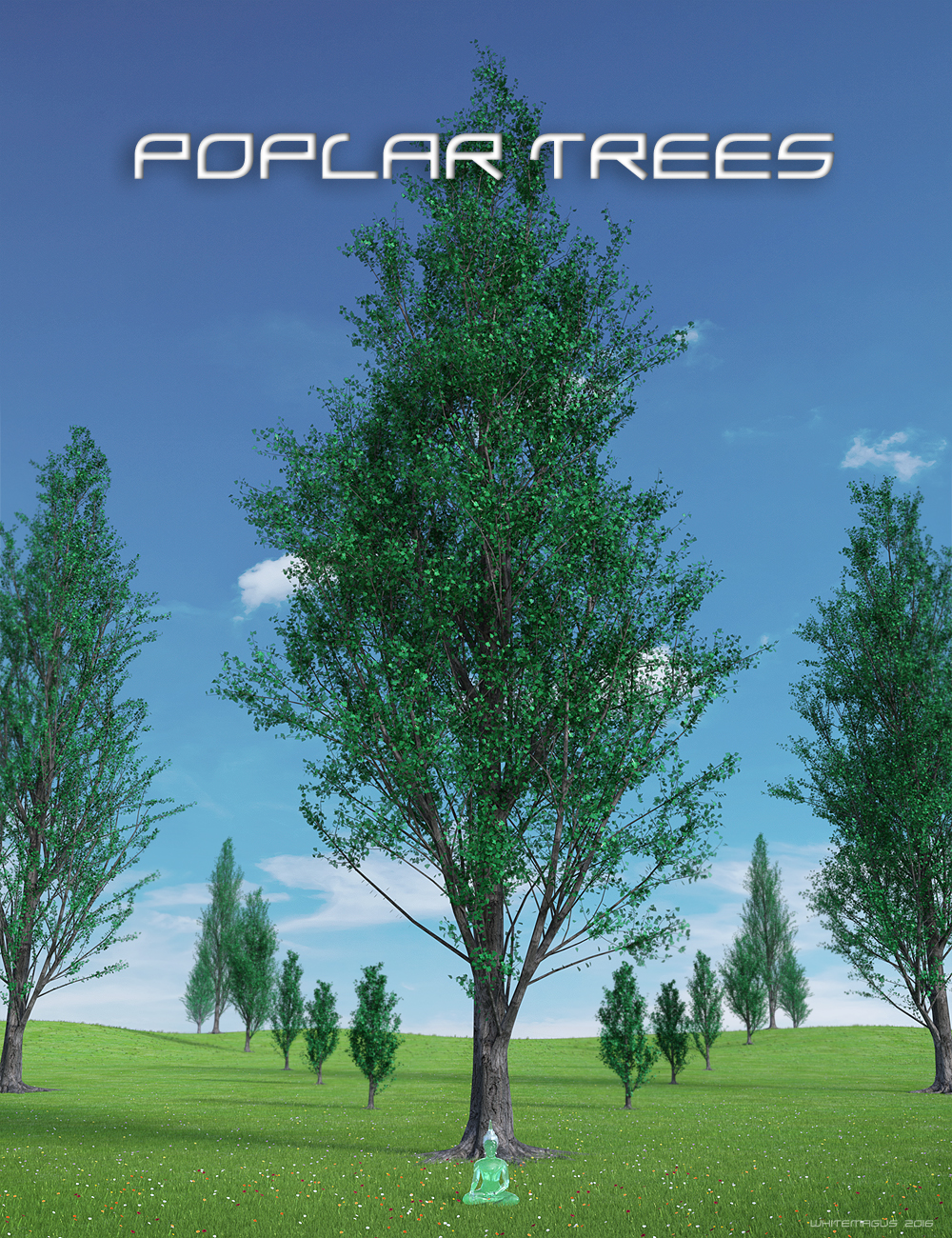 Poplar Trees Collection by: Whitemagus, 3D Models by Daz 3D