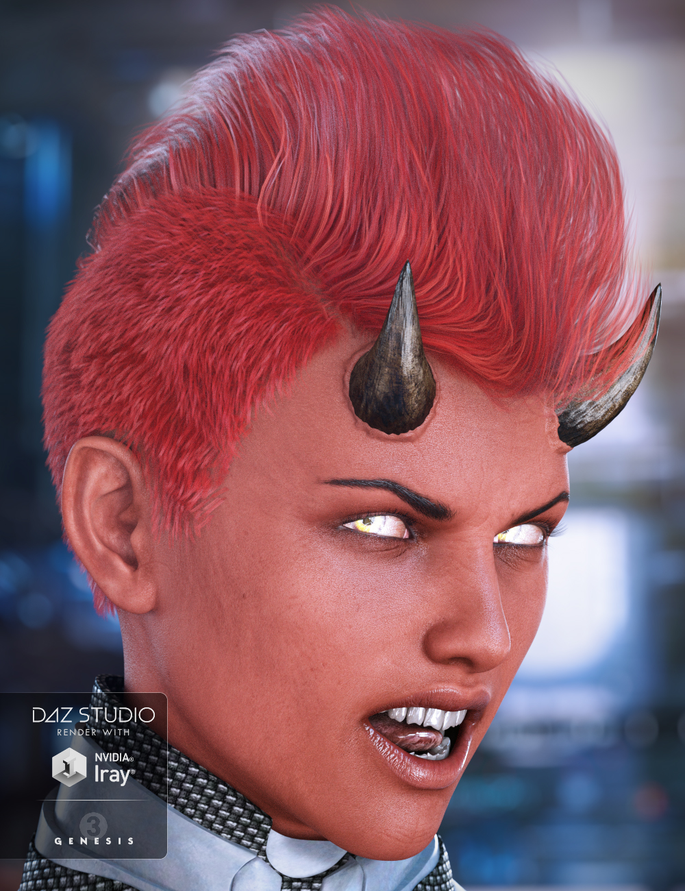 Ruby Hair for Genesis 3 Female(s) by: 3DCelebrity, 3D Models by Daz 3D