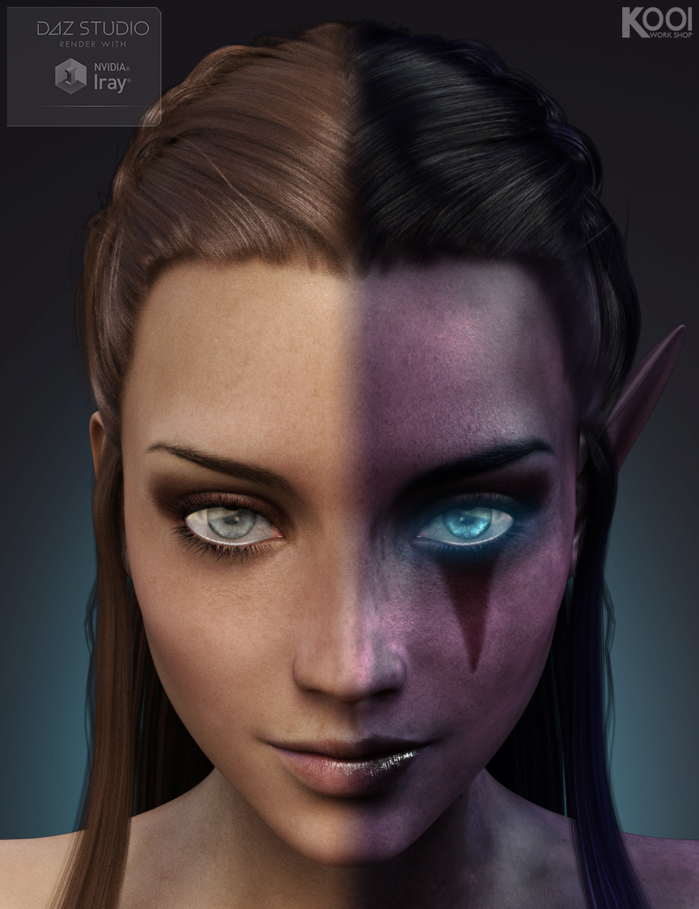 Astrid for Genesis 3 Female by: Kool, 3D Models by Daz 3D