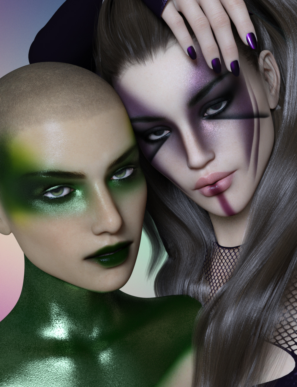 7 Deadly Sins: Vanity and Envy by: SR3Lyoness, 3D Models by Daz 3D