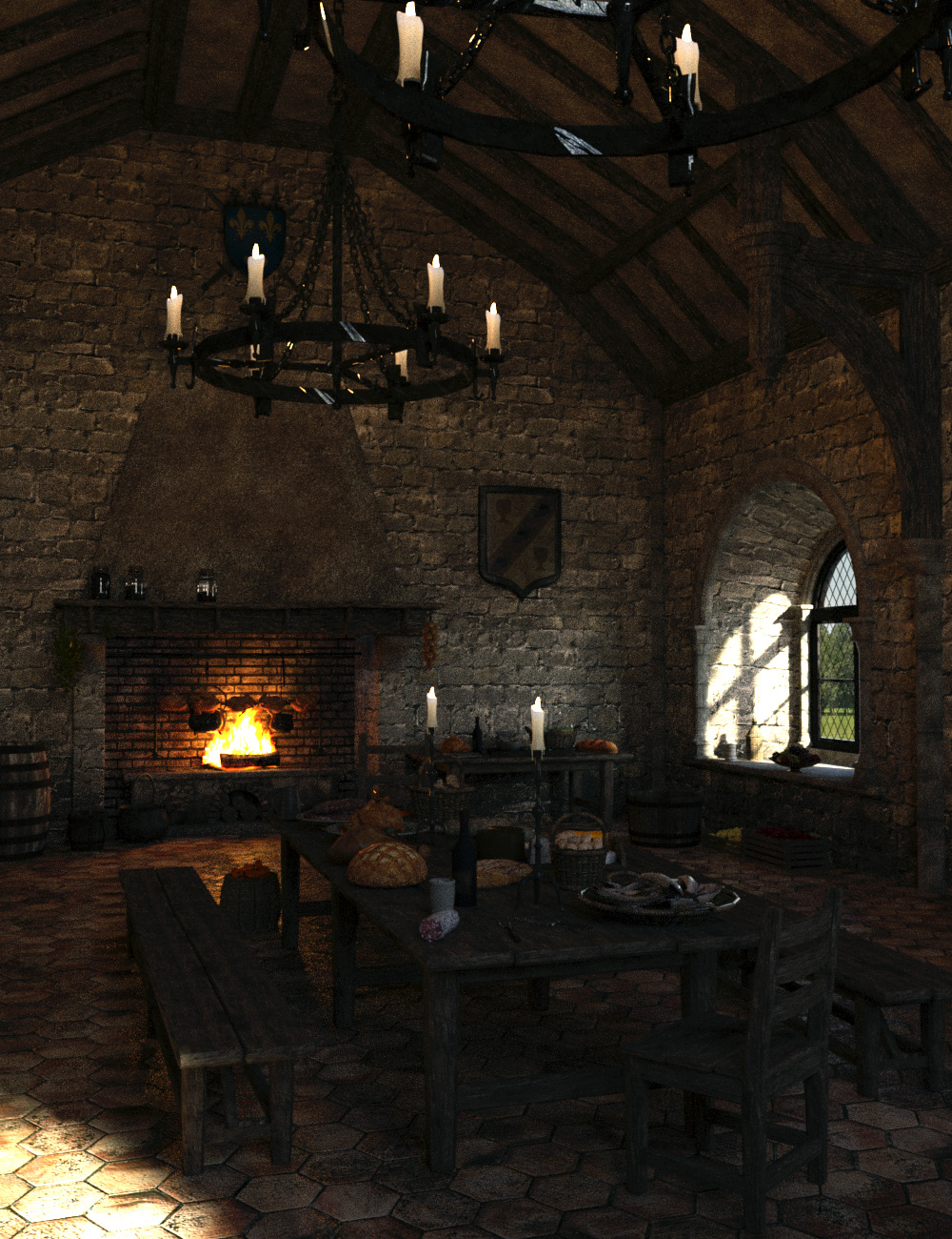 MICK-Kitchen by: Faveral, 3D Models by Daz 3D