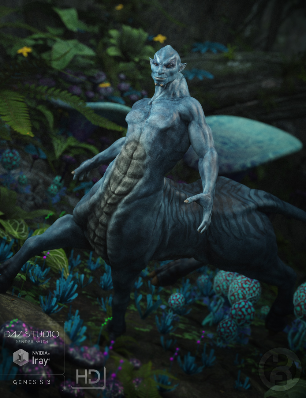 Alpha Centaur for Centaur 7 Male by: RawArt, 3D Models by Daz 3D