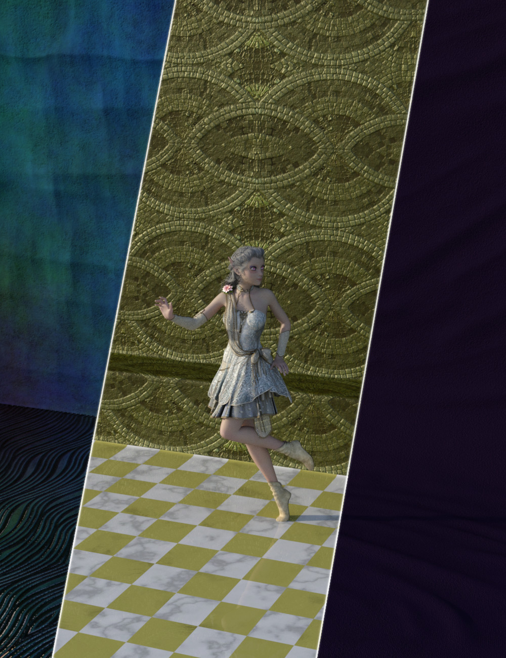 FSL Morphing Backdrop and Shaders for Iray by: Fuseling, 3D Models by Daz 3D