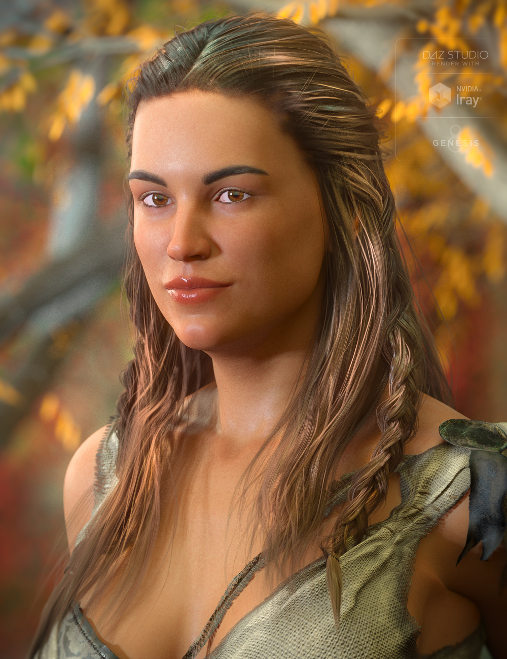 Anita Hair for Genesis 8 Female(s) by: Kool, 3D Models by Daz 3D