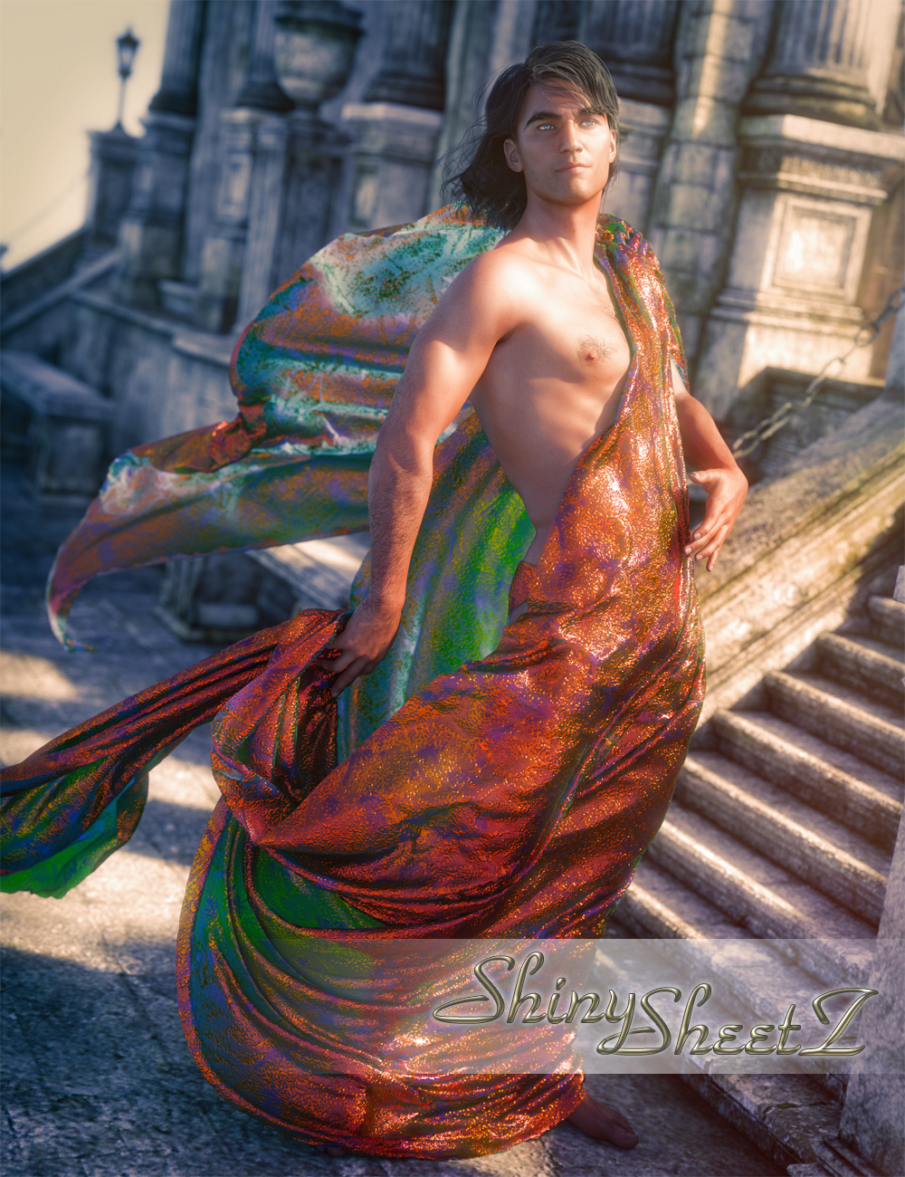 Shiny SheetZ II for Genesis 3 Male(s) by: Jepe, 3D Models by Daz 3D
