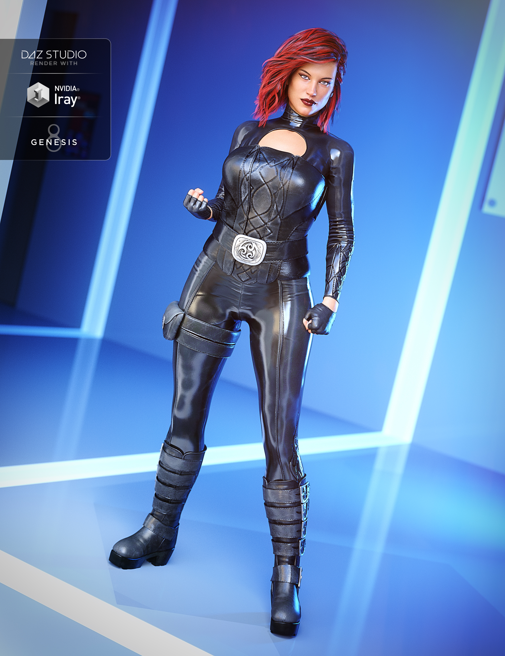 Lethal Rogue Outfit for Genesis 8 Female(s) by: DemianYura, 3D Models by Daz 3D