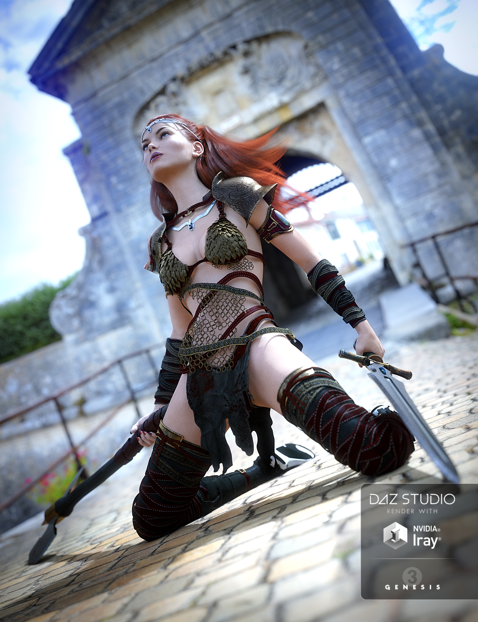 UltraHD IRAY HDRI With DOF - Old Gate by: Cake OneBob Callawah, 3D Models by Daz 3D