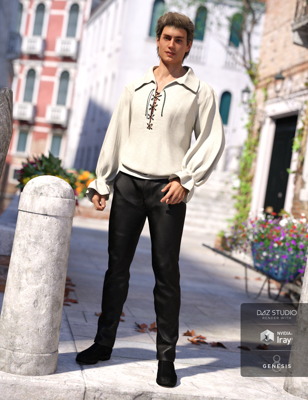 Contemporary Romeo Outfit for Genesis 8 Male(s) by: Anna BenjaminMada, 3D Models by Daz 3D