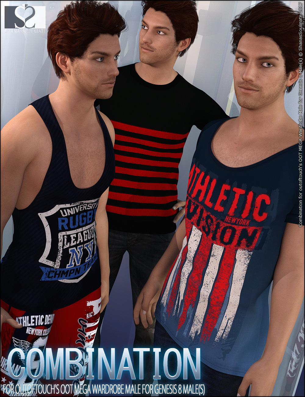 OOT MEGA Wardrobe Male Combination Textures by: ShanasSoulmate, 3D Models by Daz 3D