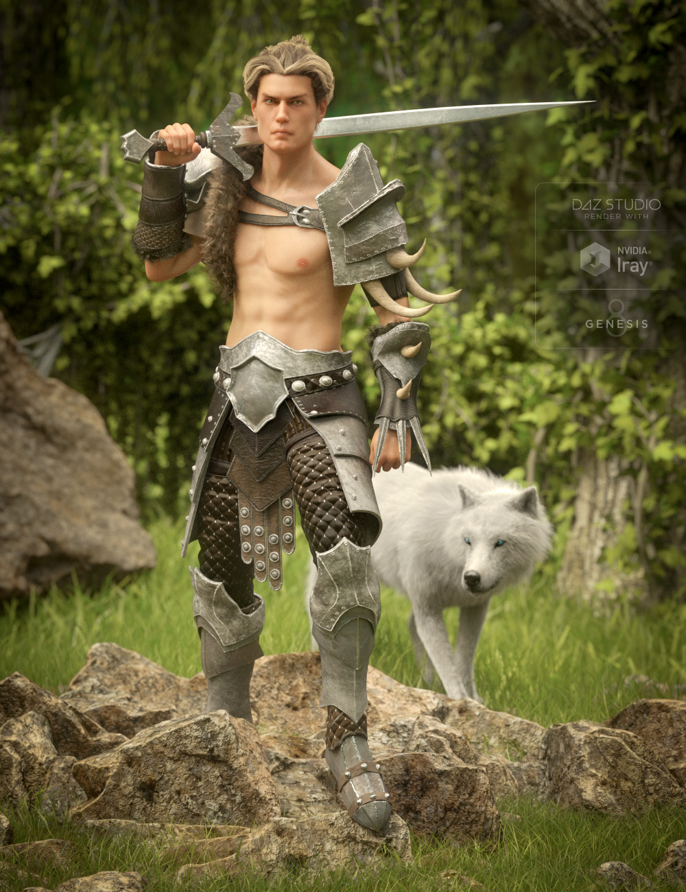 Beast Master Outfit for Genesis 8 Male(s) by: , 3D Models by Daz 3D