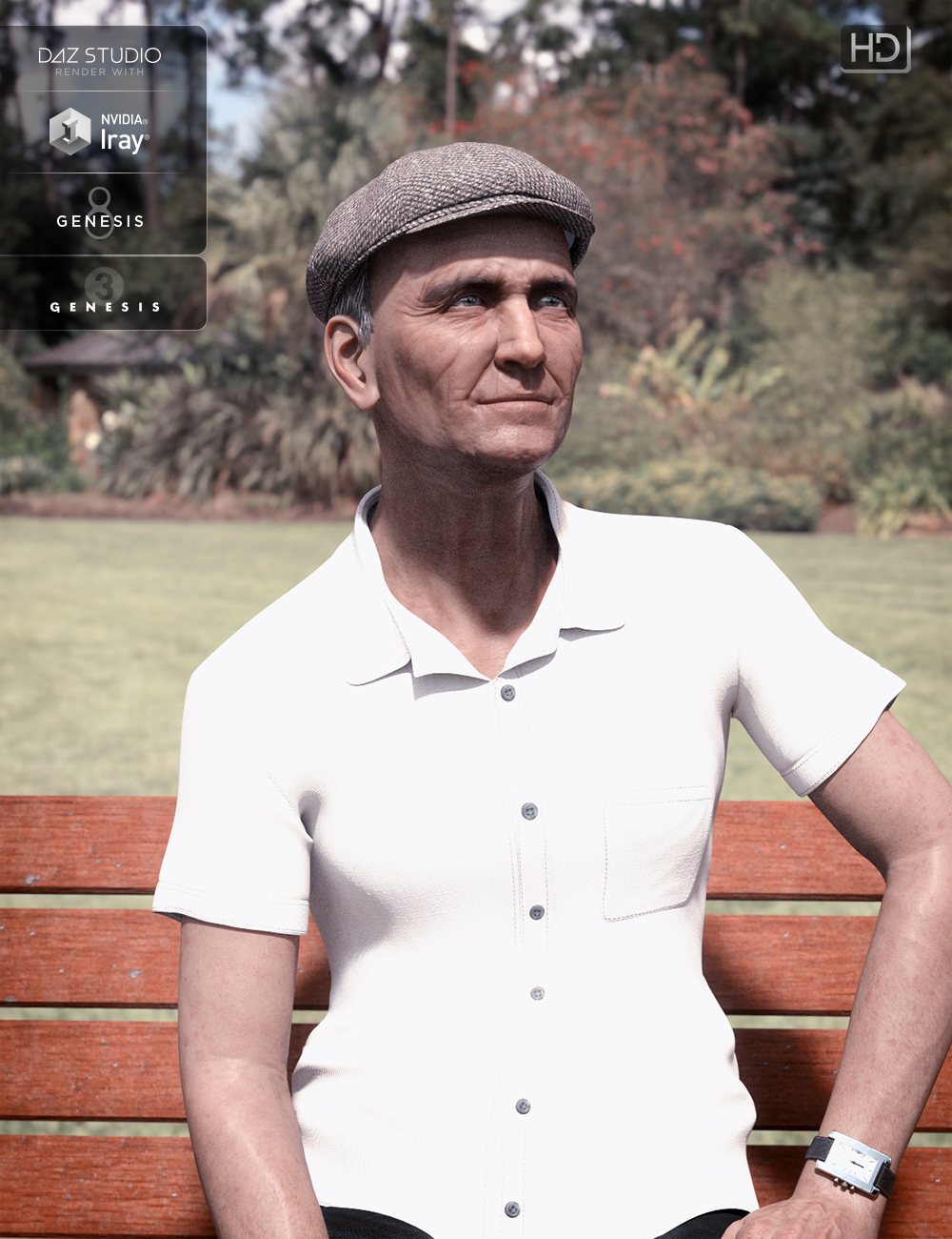 Old Chap for Genesis 3 and 8 Male by: Kayleyss, 3D Models by Daz 3D