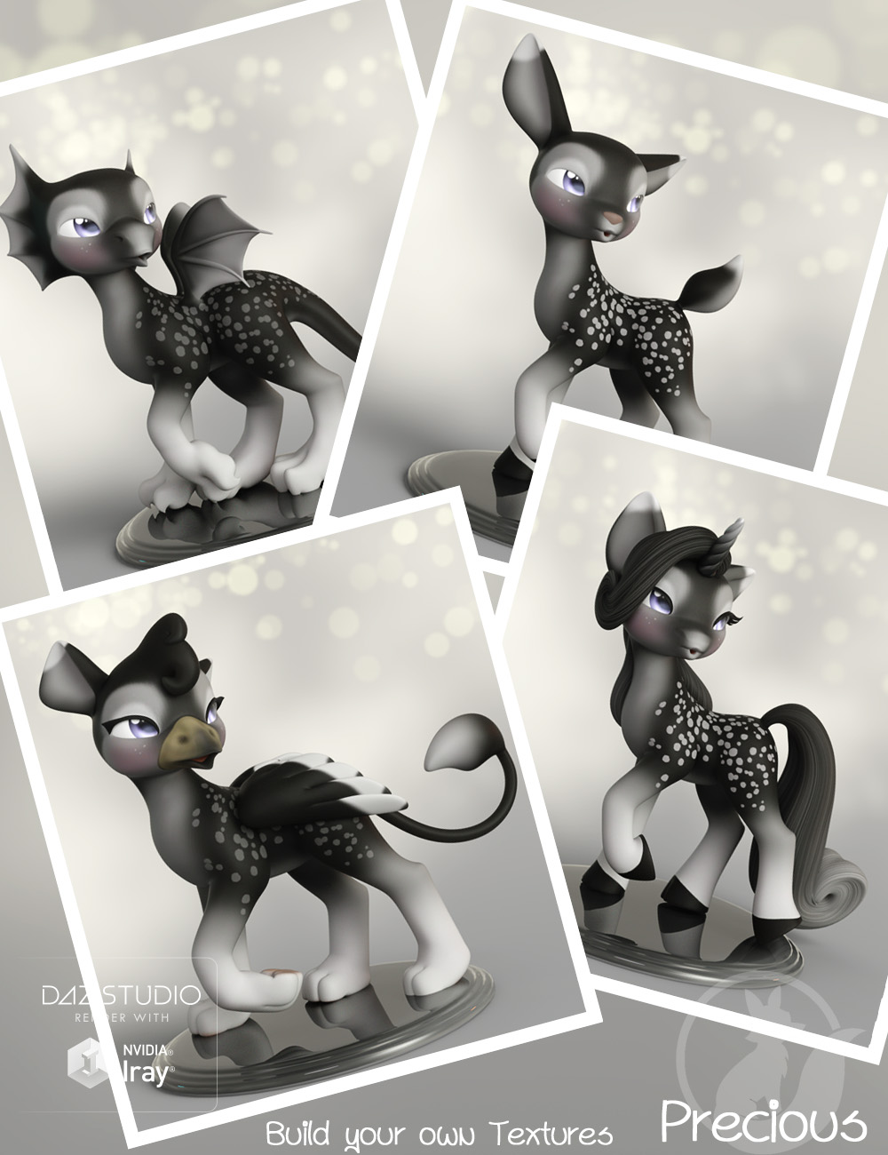 Precious Build Your Own Textures - Vol 1 by: Lady Littlefox, 3D Models by Daz 3D