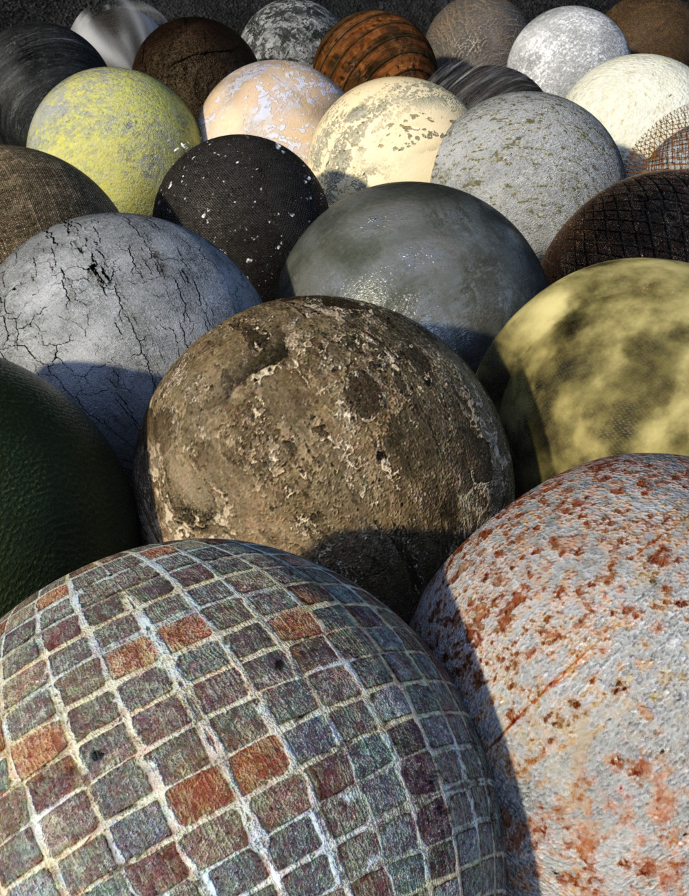 FSL Weathered Shaders for Iray by: Fuseling, 3D Models by Daz 3D