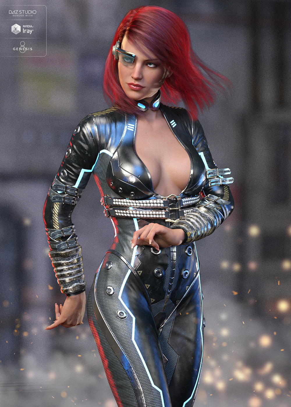 Night Spy Outfit for Genesis 8 Female(s) by: HM, 3D Models by Daz 3D