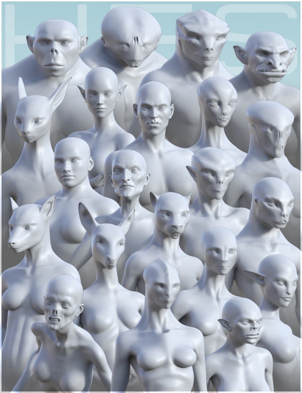 HFS Ultimate Shapes for Genesis 8 Female by: DarioFish, 3D Models by Daz 3D
