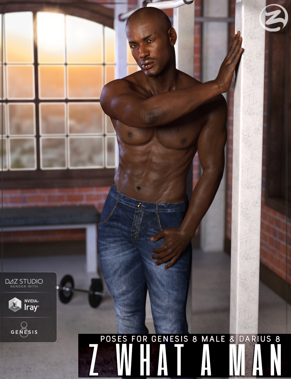 Z What A Man - Poses & Expressions for Genesis 8 Male & Darius 8 by: Zeddicuss, 3D Models by Daz 3D