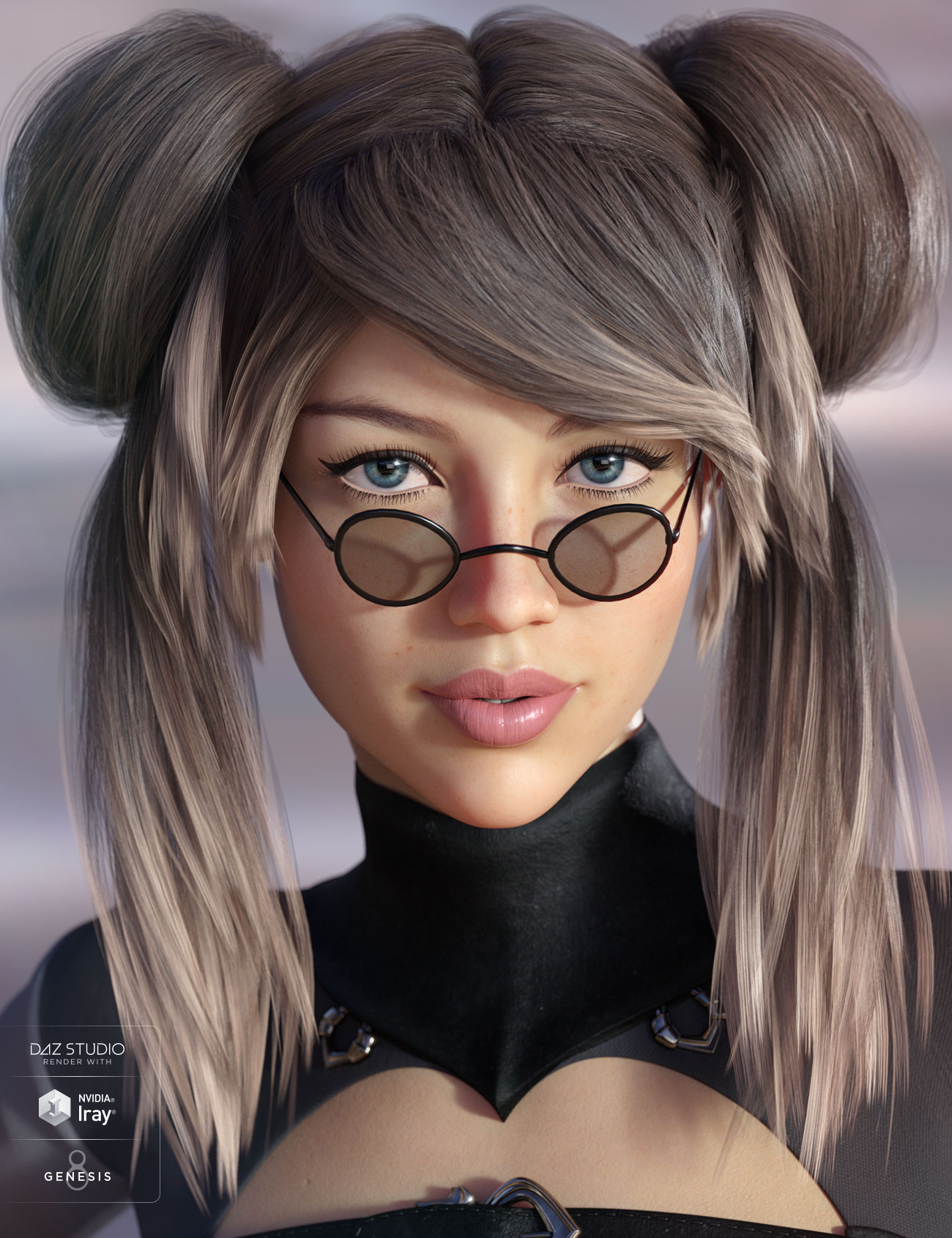 Cady Hair for Genesis 3 & 8 Female(s) by: AprilYSH, 3D Models by Daz 3D