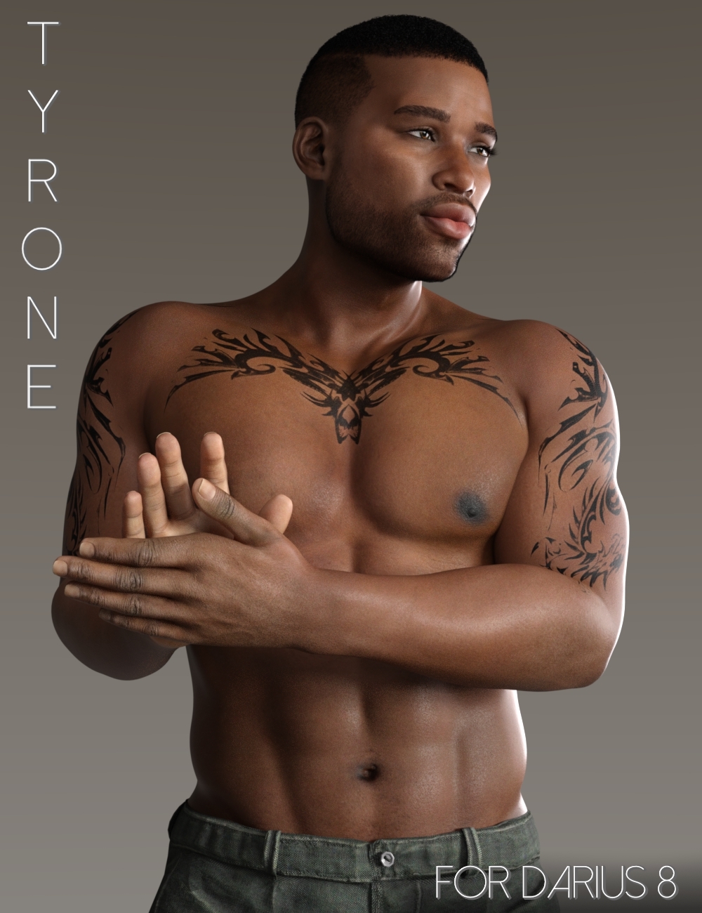 Tyrone for Darius 8 by: RedzStudio, 3D Models by Daz 3D