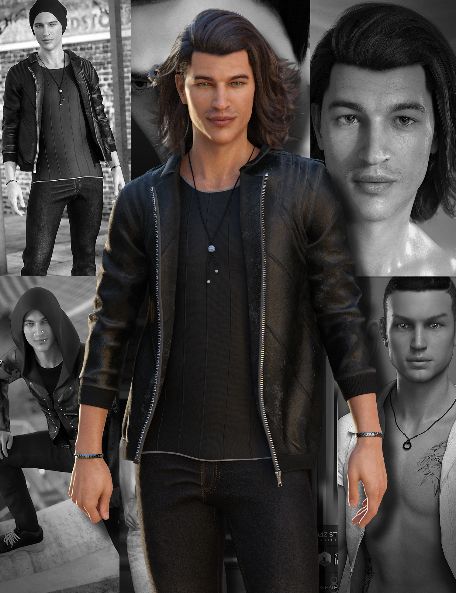 Owen 8 Pro Bundle by: , 3D Models by Daz 3D