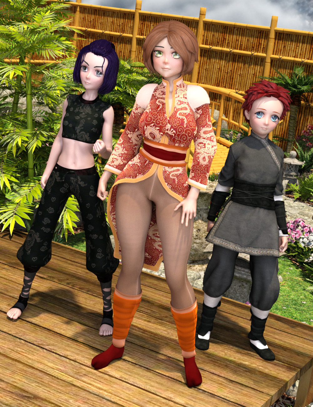 FSL Mix and Match Shapes for Sakura 8 by: Fuseling, 3D Models by Daz 3D