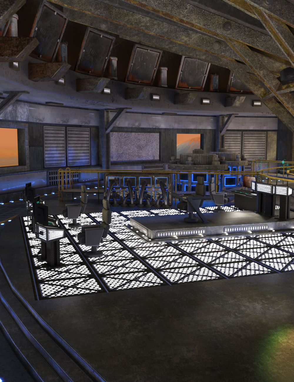 The Core Command Center by: Fugazi1968, 3D Models by Daz 3D