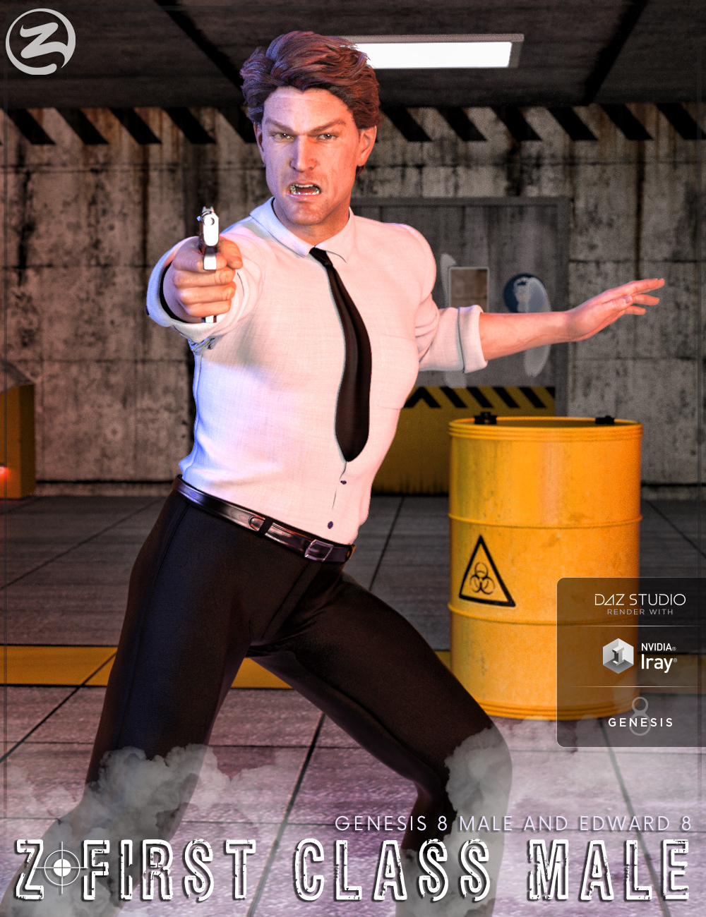 Z First Class Male - Poses and Expressions for Genesis 8 Male and Edward 8 by: Zeddicuss, 3D Models by Daz 3D