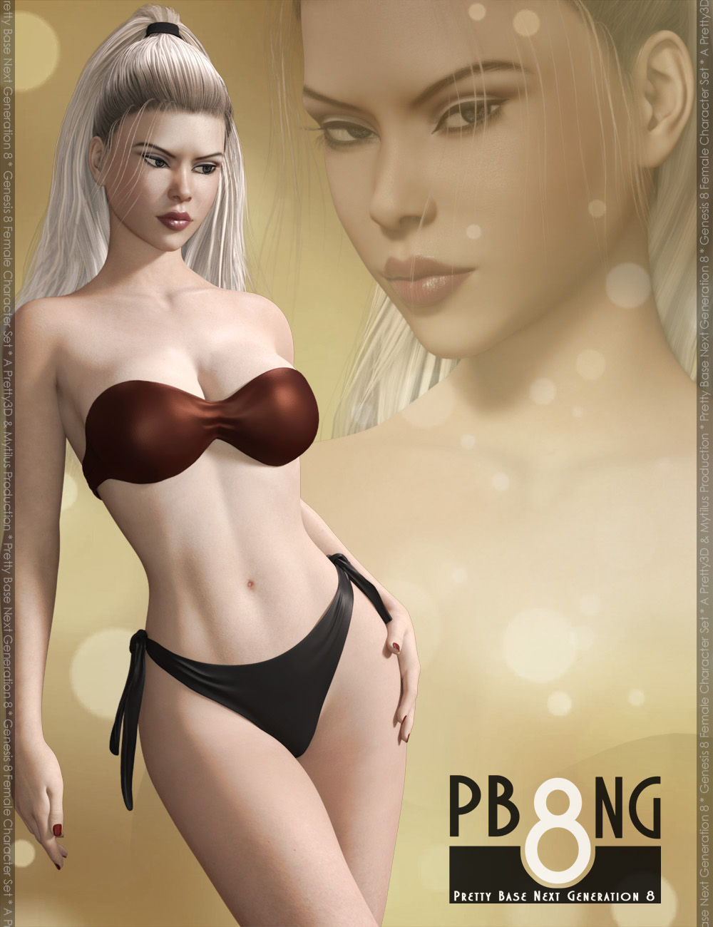 Pretty Base Next Generation 8 for Genesis 8 Female by: Pretty3DMytilus, 3D Models by Daz 3D