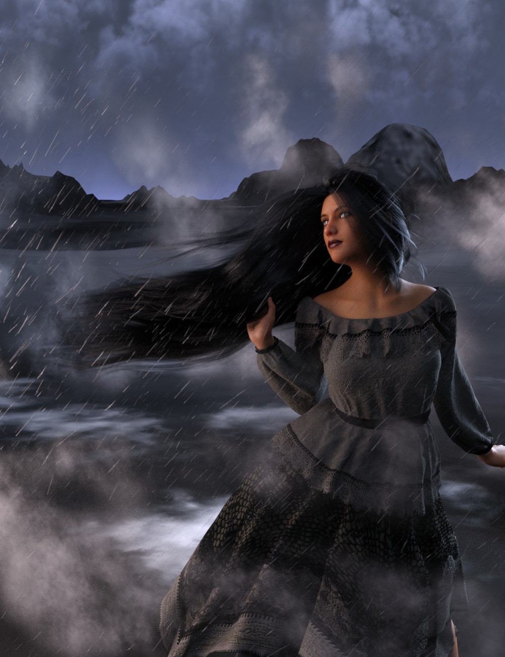 FSL Rigged and Morphing Atmosphere Props and Shaders by: Fuseling, 3D Models by Daz 3D