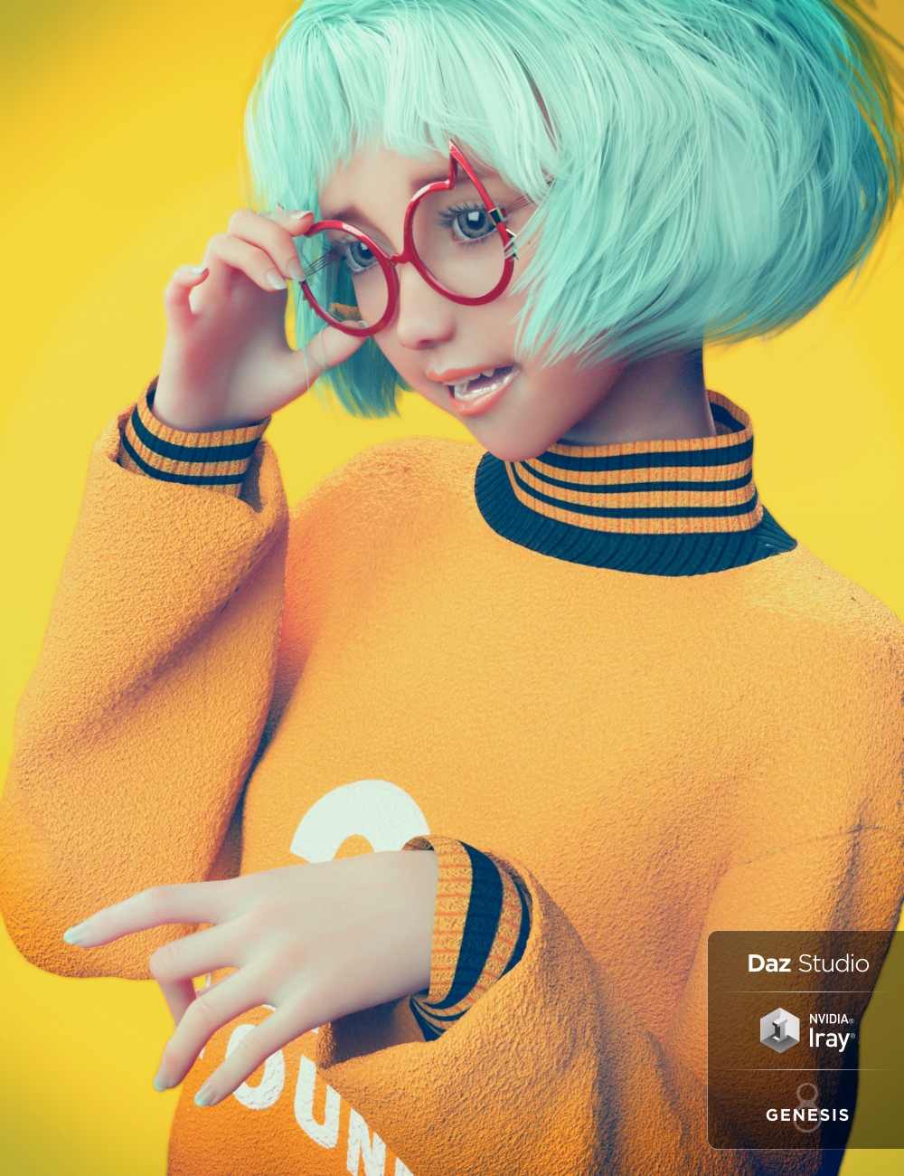 Young Minto and dForce Minto Outfit for Genesis 8 Female(s) by: , 3D Models by Daz 3D