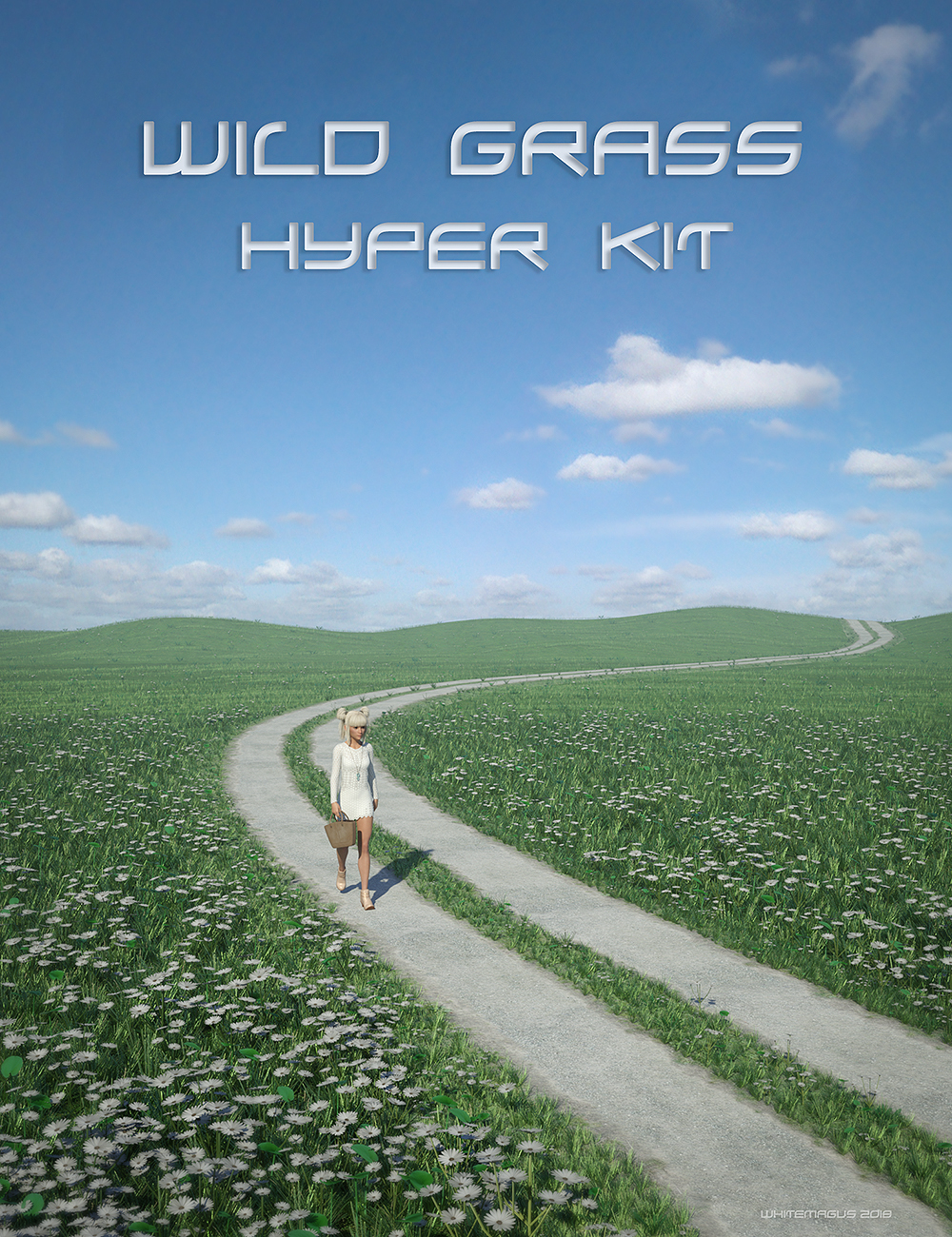 Wild Grass Hyper Kit by: Whitemagus, 3D Models by Daz 3D