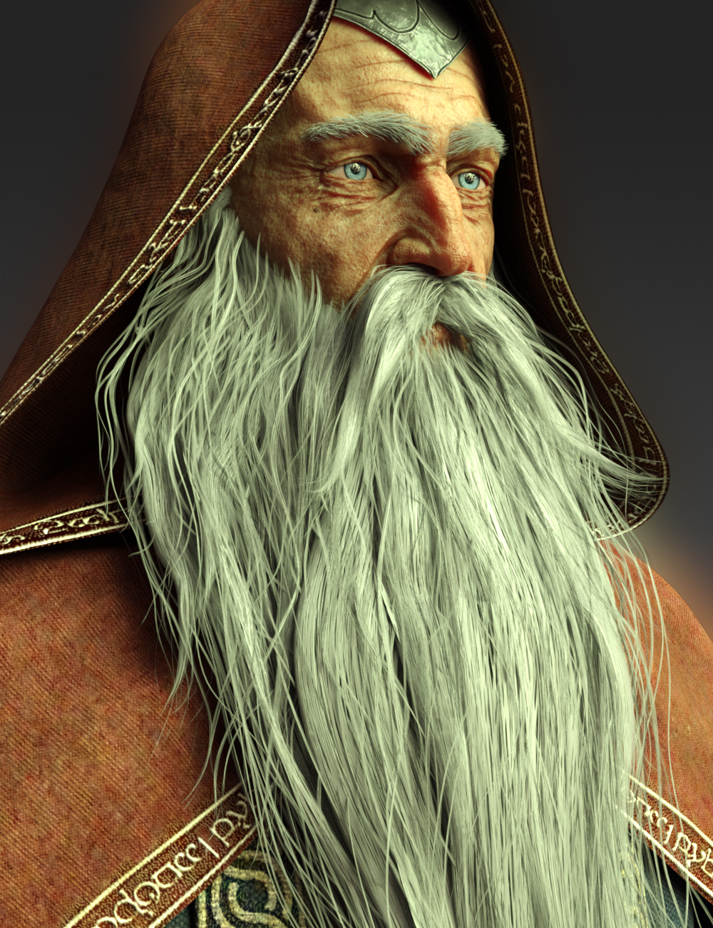 Wise Wizard Beard for Genesis 8 Male(s) by: Luthbel, 3D Models by Daz 3D
