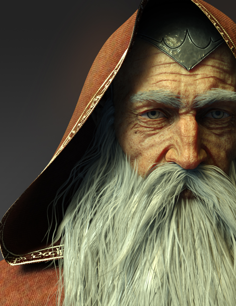 Wise Wizard HD Character for Genesis 8 Male by: Luthbel, 3D Models by Daz 3D