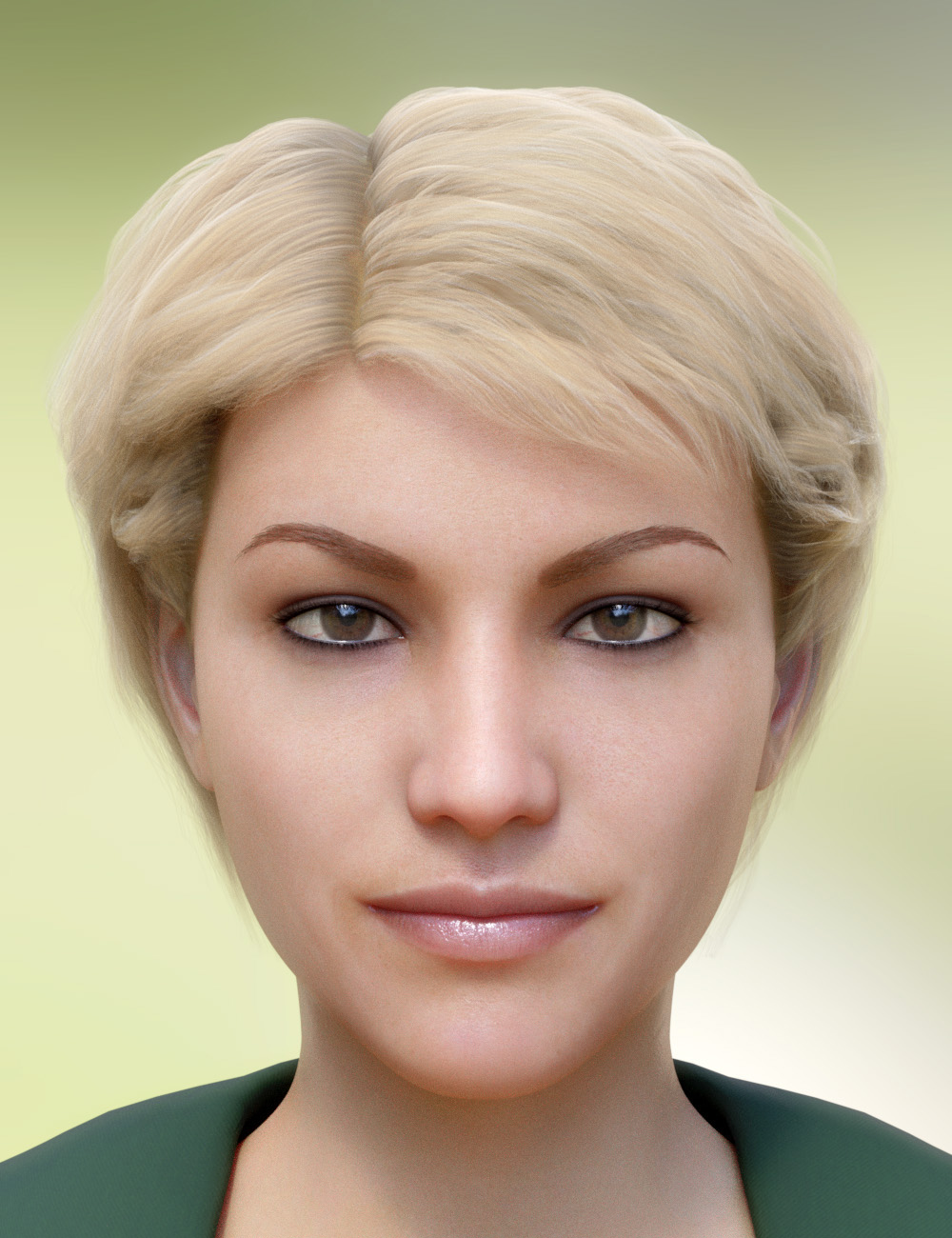 Morena Hair for Genesis 3 and 8 by: PhilW, 3D Models by Daz 3D