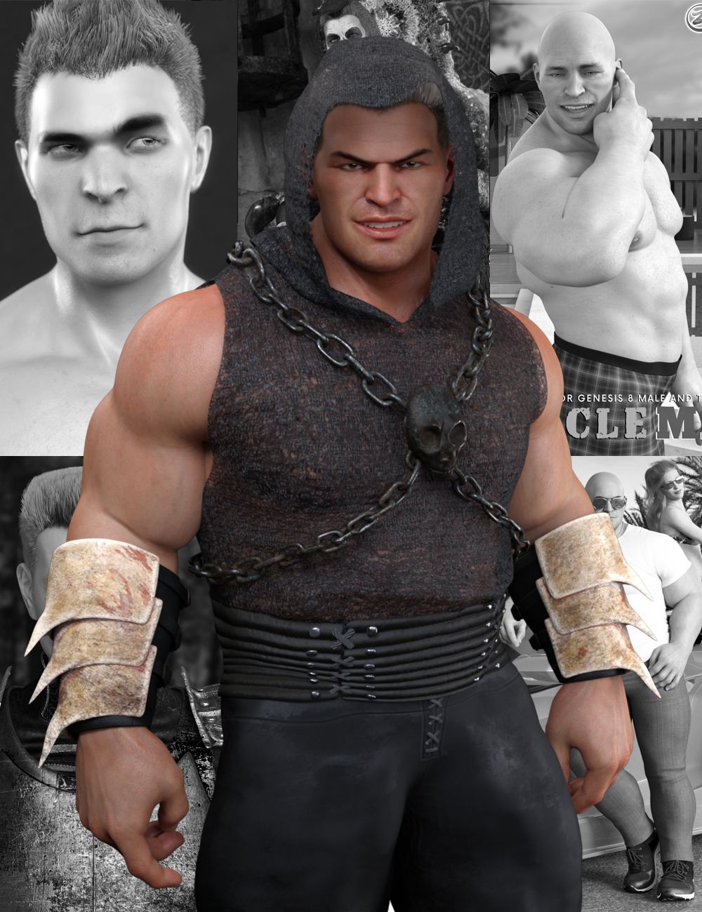 The Brute 8 Pro Bundle by: , 3D Models by Daz 3D