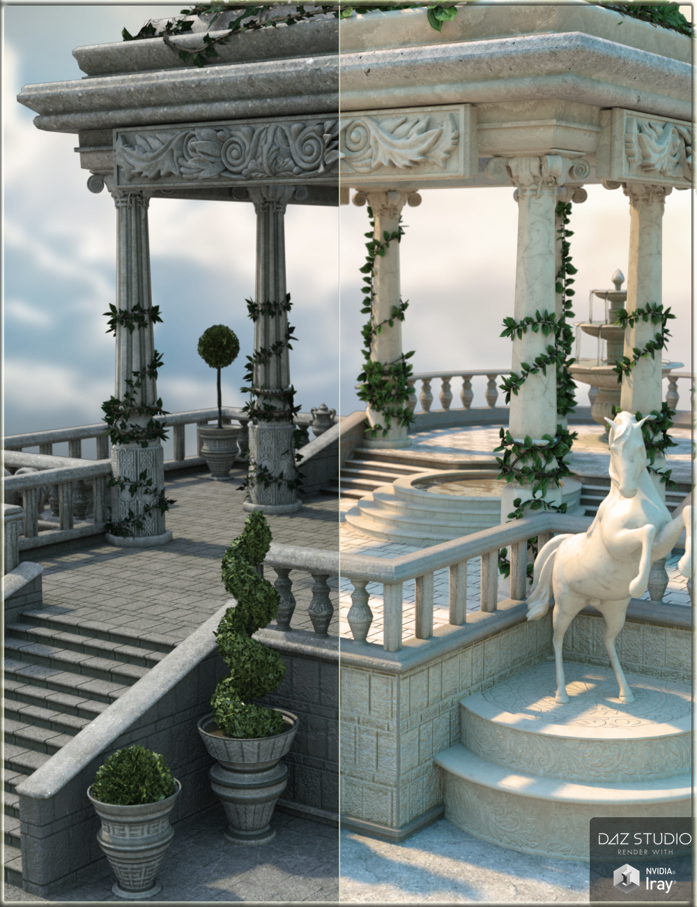 Royal Pavillion by: Nikisatez, 3D Models by Daz 3D
