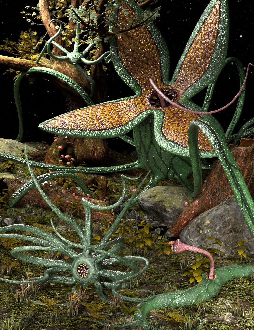 SY Mutants of Chzor by: Sickleyield, 3D Models by Daz 3D