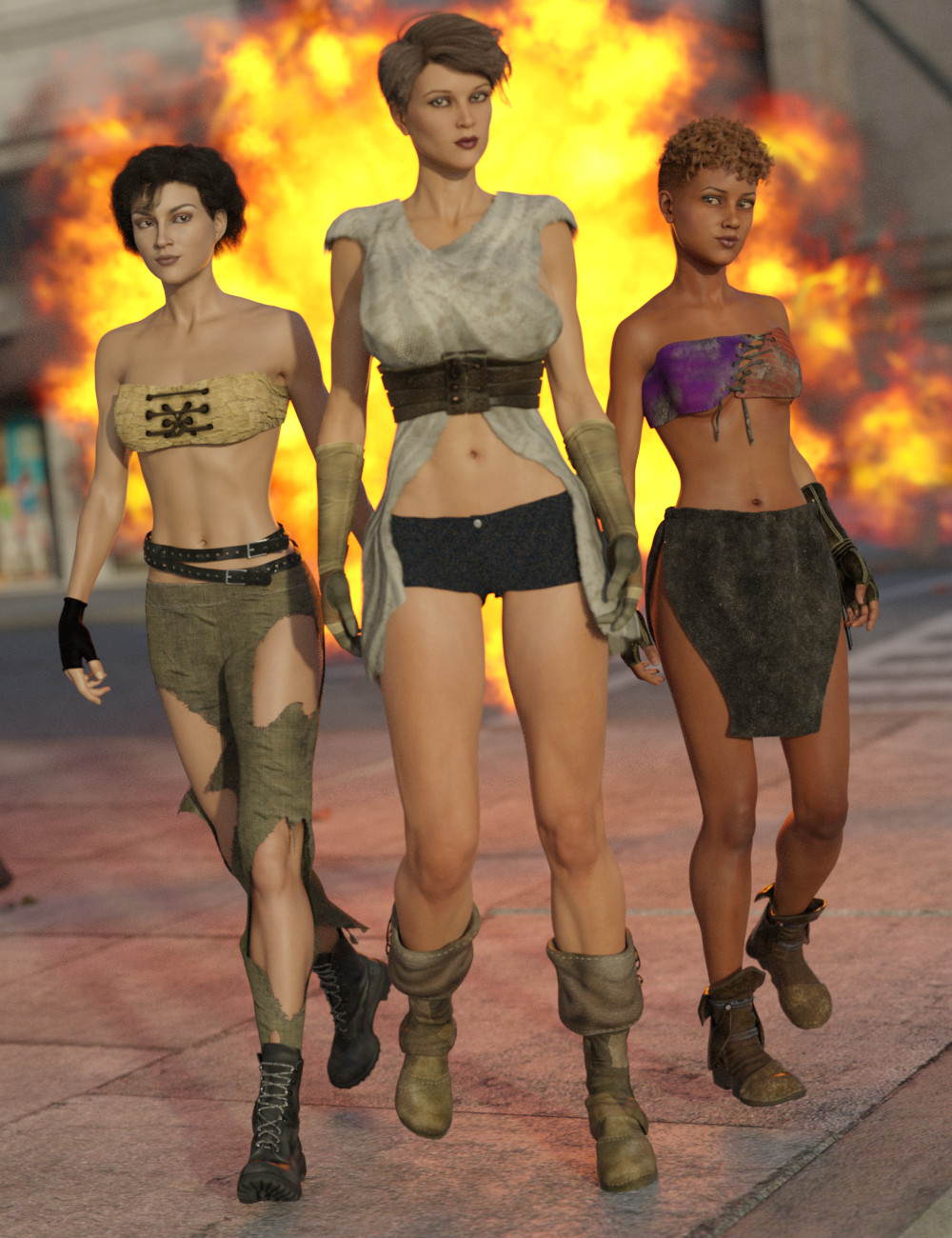 FSL Gia 8 Mix and Match Dialed Shapes by: Fuseling, 3D Models by Daz 3D