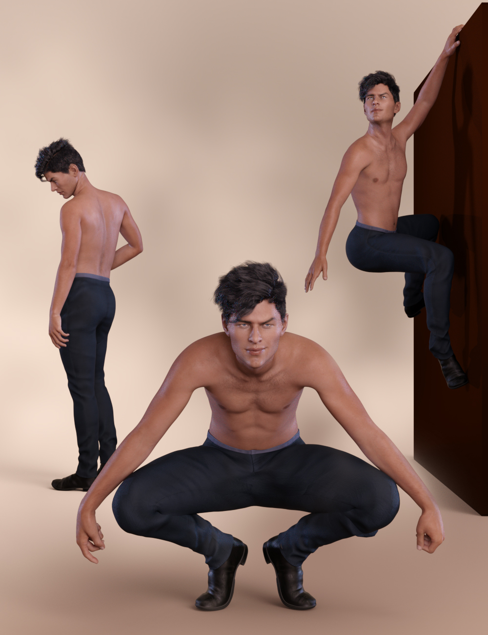 Bold Poses and Expressions for Nix 8 and Genesis 8 Male by: lunchlady, 3D Models by Daz 3D